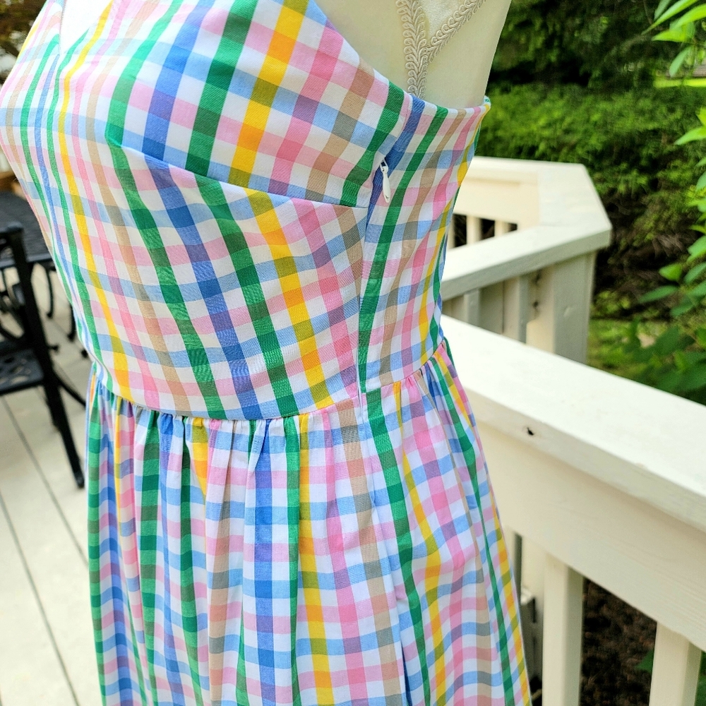 🆕️ J Crew V-neck Maxi Dress
Rainbow Gingham - Picture 11 of 13